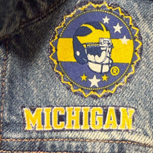 Load image into Gallery viewer, Boys or Girls Jean Jacket MINI WOLVERINES FAN