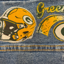 Load image into Gallery viewer, Boys or Girls Jean Jacket MINI PACKERS FAN