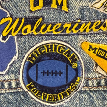 Load image into Gallery viewer, Boys or Girls Jean Jacket MINI WOLVERINES FAN