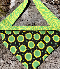 Load image into Gallery viewer, Dog Bandana SUNFLOWER POWER Fashion for your Tough Girl