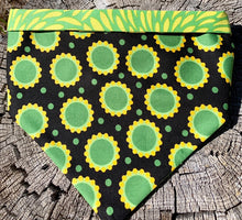 Load image into Gallery viewer, Dog Bandana SUNFLOWER POWER Fashion for your Tough Girl