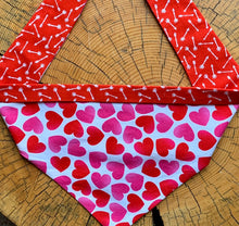 Load image into Gallery viewer, Dog Bandana SHOW THE LOVE Heartfelt Bandana for your Very Best Friend!