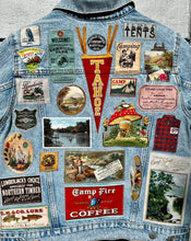 Load image into Gallery viewer, Womens Jean Jacket CAMP STAFF