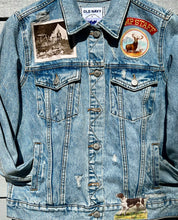 Load image into Gallery viewer, Womens Jean Jacket CAMP STAFF