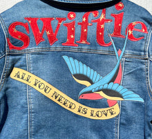 Load image into Gallery viewer, Girls Jean Jacket SWIFTIE LOVE
