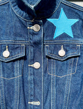 Load image into Gallery viewer, Girls Jean Jacket WOODLAND UNICORN