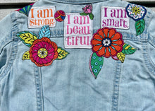 Load image into Gallery viewer, Girls Jean Jacket I AM ME!