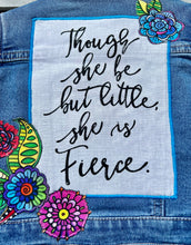 Load image into Gallery viewer, Girls Jean Jacket LITTLE BUT FIERCE!