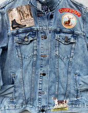 Load image into Gallery viewer, Womens Jean Jacket CAMP STAFF