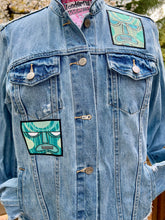 Load image into Gallery viewer, Womens Jean Jacket TIKI TIME