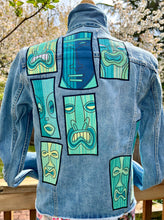 Load image into Gallery viewer, Womens Jean Jacket TIKI TIME