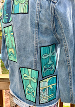 Load image into Gallery viewer, Womens Jean Jacket TIKI TIME