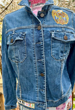 Load image into Gallery viewer, Womens Jean Jacket BORN TO BE WILD