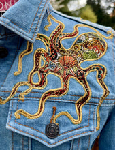 Load image into Gallery viewer, Womens Jean Jacket OCEAN SPIRITS