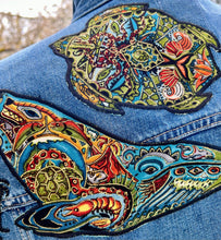 Load image into Gallery viewer, Womens Jean Jacket OCEAN SPIRITS