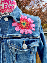 Load image into Gallery viewer, Womens Jean Jacket DO NO HARM BUT.....