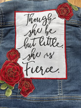 Load image into Gallery viewer, Girls Jean Jacket LITTLE BUT FIERCE!