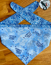 Load image into Gallery viewer, Dog Bandana FROSTY WINTER FUN for your PUP who LOVES the COLD!