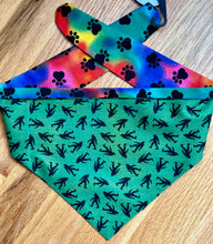 Load image into Gallery viewer, Dog Bandana SASQUATCH ARE REAL For your Really Curious Pup!