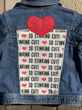 Load image into Gallery viewer, Girls Jean Jacket SO STINKING CUTE
