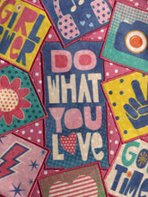 Load image into Gallery viewer, Girls Jean Jacket GOOD VIBES