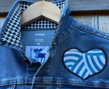 Load image into Gallery viewer, Womens Jean Jacket TANGLED CAT