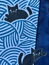Load image into Gallery viewer, Womens Jean Jacket TANGLED CAT