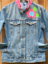 Load image into Gallery viewer, Womens Jean Jacket FLOWER SEED PACKETS