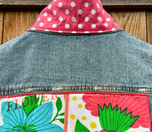 Load image into Gallery viewer, Womens Jean Jacket FLOWER SEED PACKETS