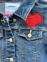 Load image into Gallery viewer, Girls Jean Jacket COLORFUL CATS