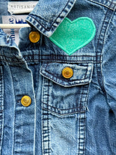 Load image into Gallery viewer, Girls Jean Jacket COLORFUL CATS