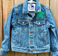 Load image into Gallery viewer, Boys Jean Jacket DINOSAURS RAWR!