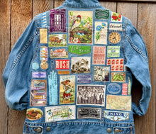 Load image into Gallery viewer, Womens Jean Jacket FLEA MARKET