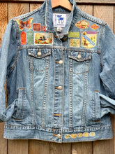 Load image into Gallery viewer, Womens Jean Jacket FLEA MARKET