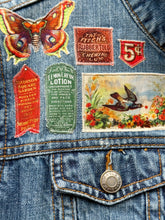 Load image into Gallery viewer, Womens Jean Jacket FLEA MARKET