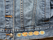 Load image into Gallery viewer, Womens Jean Jacket FLEA MARKET