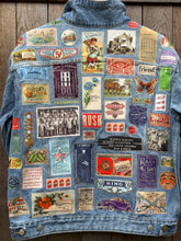 Load image into Gallery viewer, Womens Jean Jacket FLEA MARKET