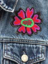 Load image into Gallery viewer, Womens Jean Jacket BE A GOOD HUMAN