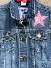 Load image into Gallery viewer, Girls Jean Jacket COWGIRL & FRIEND