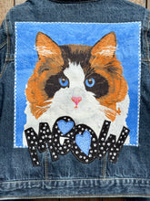 Load image into Gallery viewer, Girls Jean Jacket BIG MEOW