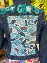 Load image into Gallery viewer, Womens Jean Jacket SEA CHANGE
