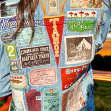 Load image into Gallery viewer, Womens Jean Jacket CAMP STAFF