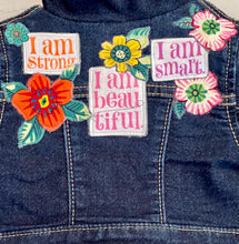 Load image into Gallery viewer, Girls Jean Jacket I AM ME!