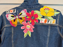 Load image into Gallery viewer, Girls Jean Jacket HAPPY KIND LOVED