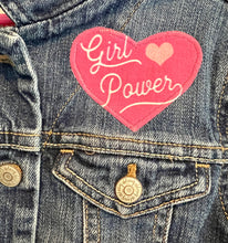 Load image into Gallery viewer, Girls Jean Jacket GIRL POWER