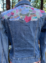 Load image into Gallery viewer, Womens Jean Jacket WASHINGTON LOVE