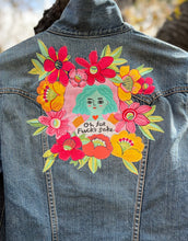 Load image into Gallery viewer, Womens Jean Jacket OUTSPOKEN ANGELS Cute and Very Sassy