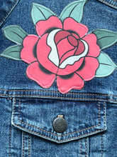 Load image into Gallery viewer, Womens Jean Jacket TRUE LOVE