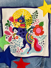 Load image into Gallery viewer, Girls Jean Jacket UNICORN MAGIC