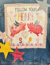 Load image into Gallery viewer, Girls Jean Jacket WHEN PIGS FLY